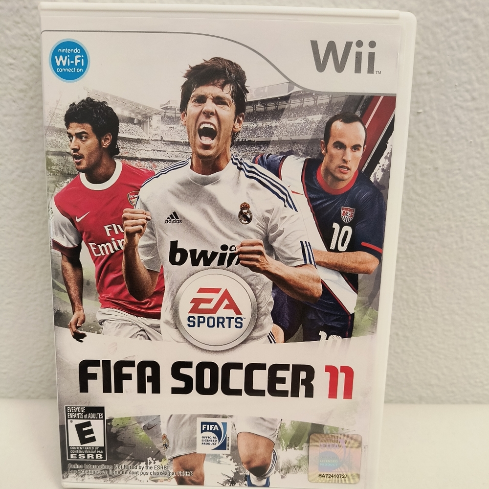 FIFA Soccer 11 (Nintendo Wii, 2010) Clean Tested Original Case Instruction Book
